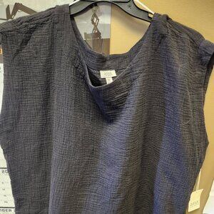 🖤 a.n.a A New Approach Black Puff Sleeveless Top - XXL